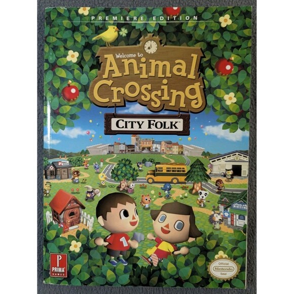 Animal Crossing: City Folk Prima Premiere Edition Strategy Guide! With Poster - Picture 1 of 4